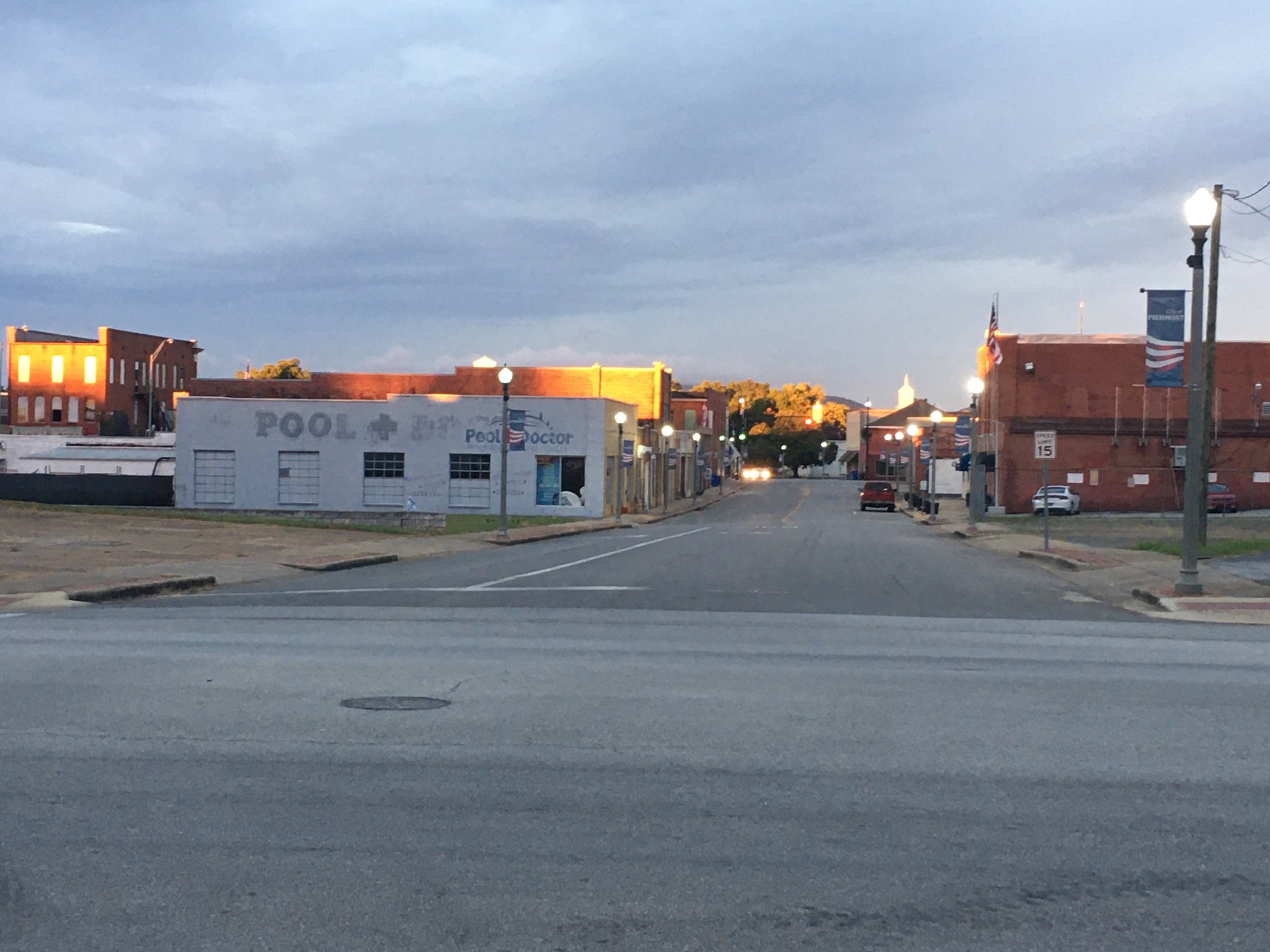 Ladiga Street downtown view